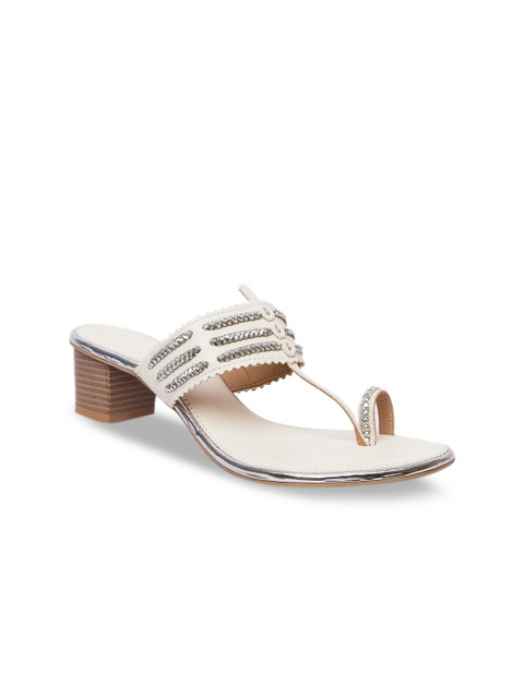 

Inc 5 Women White Embellished Sandals