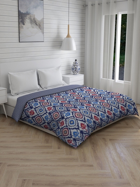

Boutique Living India Blue Geometric AC Room 210 GSM Double Bed Comforter