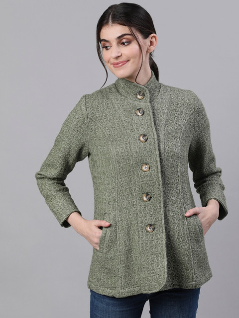

Ishin Women Olive Green Lightweight Jacket