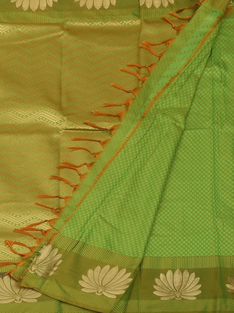 

Pothys Green & Black Art Silk Dyed Saree