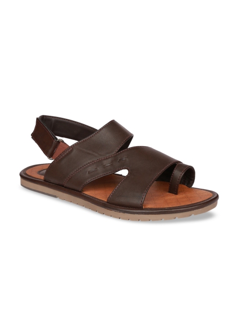 

Bata Men Brown Solid Comfort Sandals