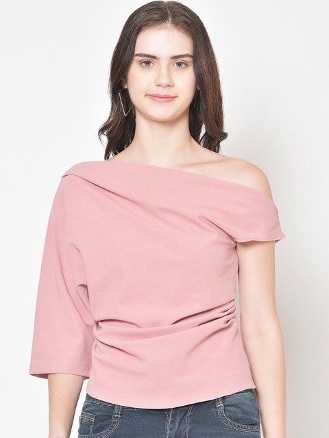 

Cation Women Pink Solid Top