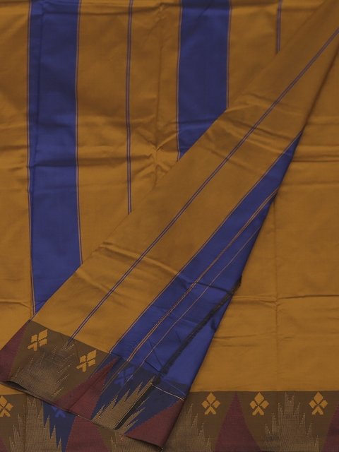 

Pothys Blue Solid Saree