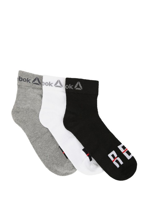 

Reebok Men Pack of 3 Assorted Ankle Length Socks
