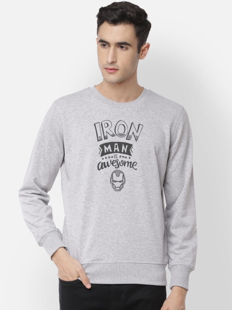 

Free Authority Men Grey Printed Sweatshirt
