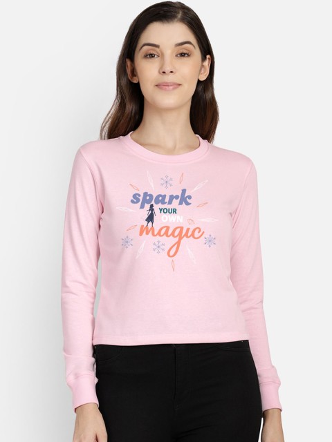 

Free Authority Women Pink Disney Princess Print Sweatshirt