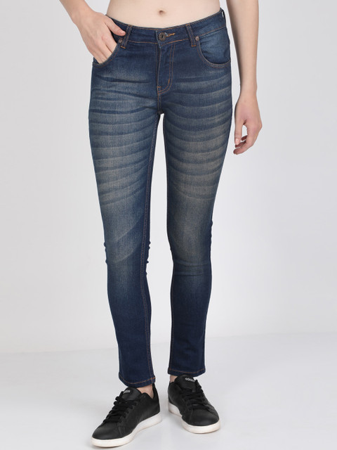 

BROADSTAR Women Blue Super Skinny Fit Mid-Rise Clean Look Jeans