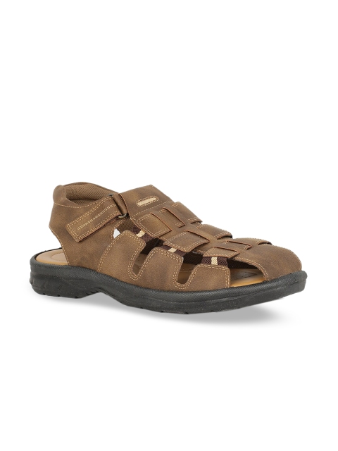 

Bata Men Brown Fisherman Sandals