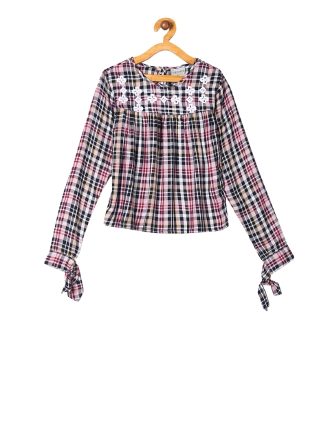 

Cherokee Girls Multicoloured Checked Top, Multi