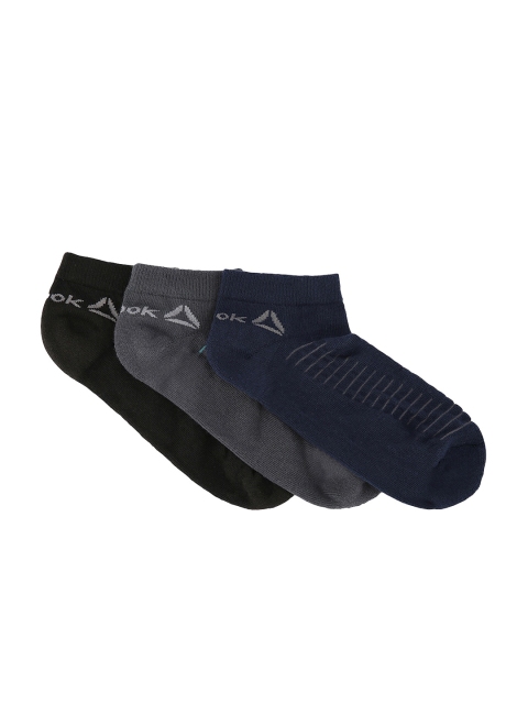 

Reebok Men Pack Of 3 Ankle-Length Socks, Navy blue