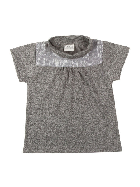 

Cherokee Girls Grey Solid Top