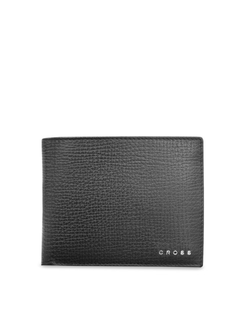 

Cross Men Black Solid Leather Wallet