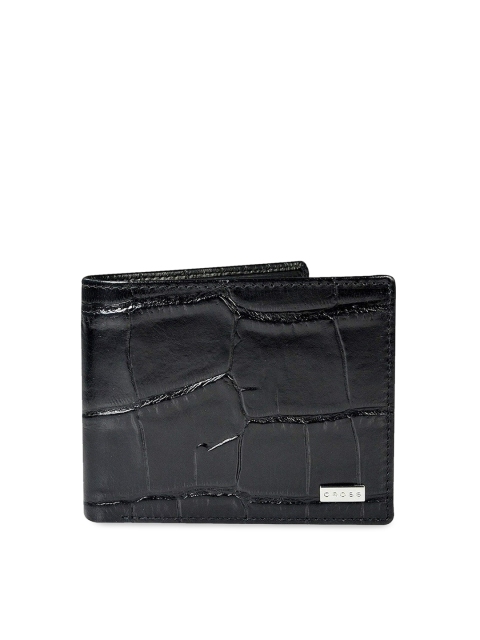 

Cross Men Black Textured Genuine Leather Wallet