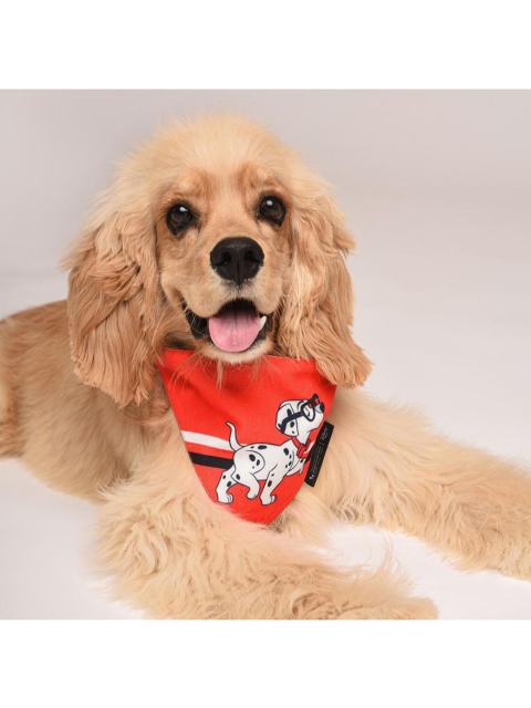 

Heads Up For Tails X Disney Red & White Dalmatians Printed Dog Bandana, Orange