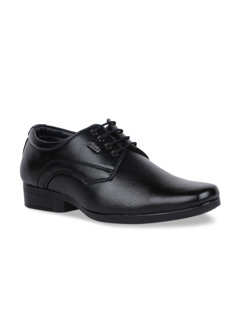 

Bata Men Black Solid Formal Derbys