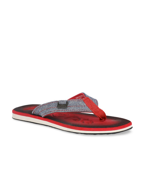 

Bata Men Red Thong Flip Flips