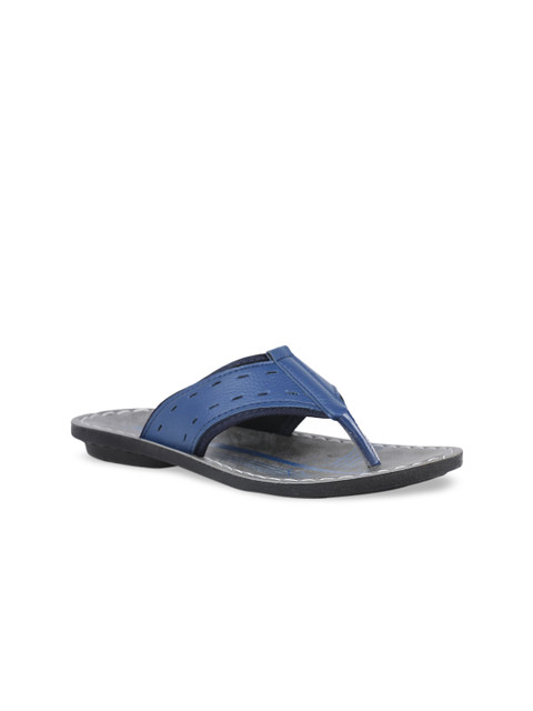 

Bata Men Blue Solid Comfort Sandals