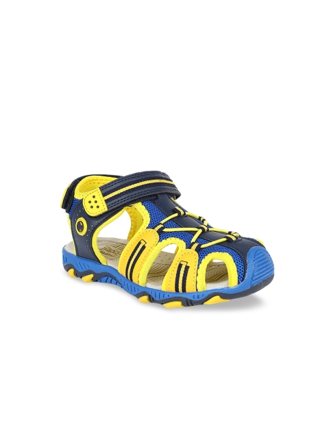 

Bubblegummers Boys Blue & Yellow Fisherman Sandals