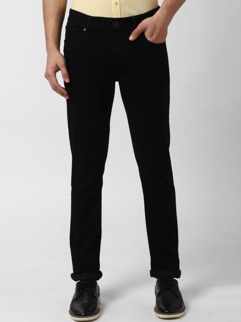 

Allen Solly Men Black Slim Fit Mid-Rise Clean Look Jeans