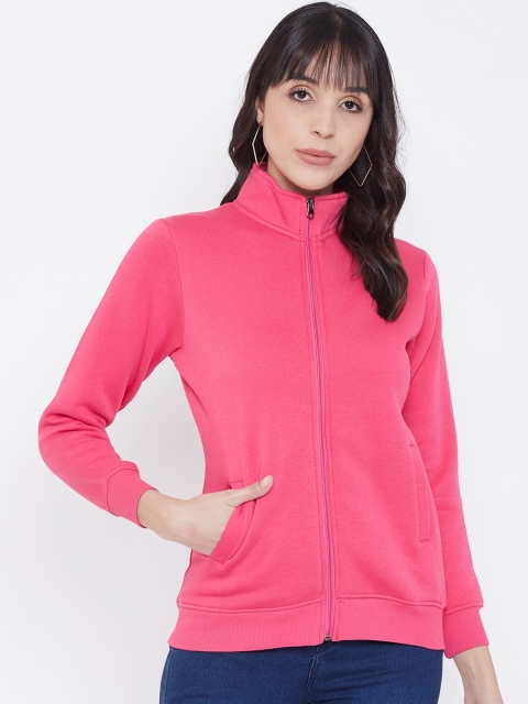 

NEVA Women Pink Solid Sweatshirt