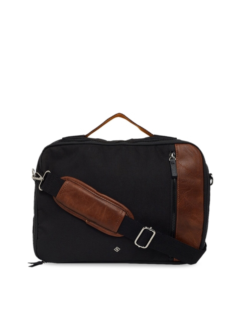 

Call It Spring Men Black Solid Messenger Bag