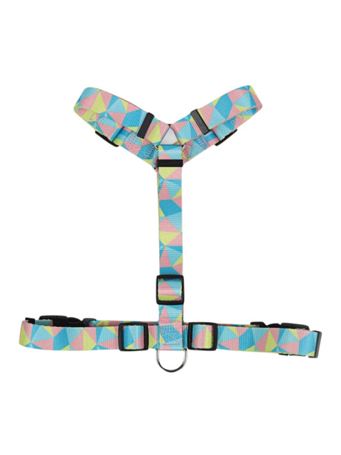 

Heads Up For Tails Multicoloured Patchwork Slumber Dog H-Harness, Multi