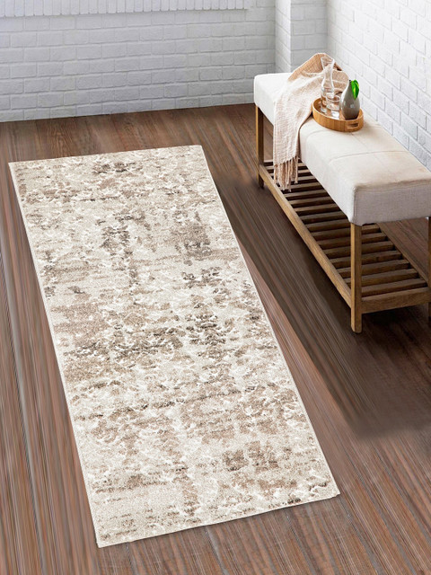 

SPACES Beige Abstract Print Floor Runner