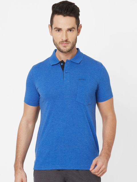 

Sweet Dreams Men Blue Solid Polo Collar T-shirt