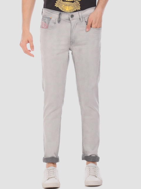 

Ed Hardy Men Grey Slim Fit Jeans