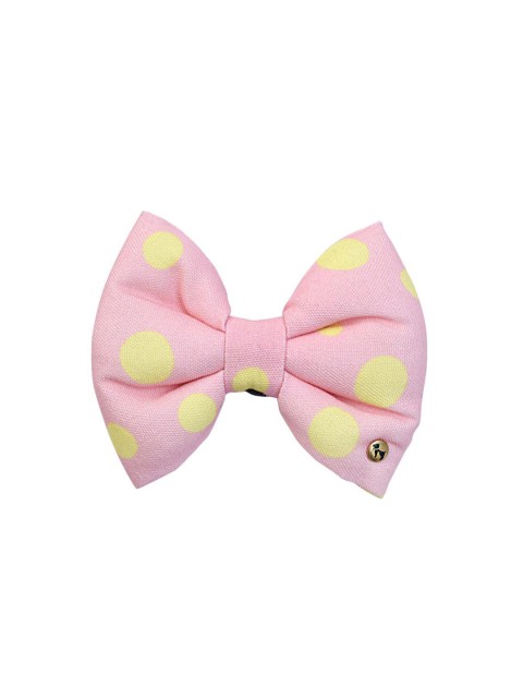 

Heads Up For Tails Pink & Yellow Printed Candy Sunshine Dog Bow Tie