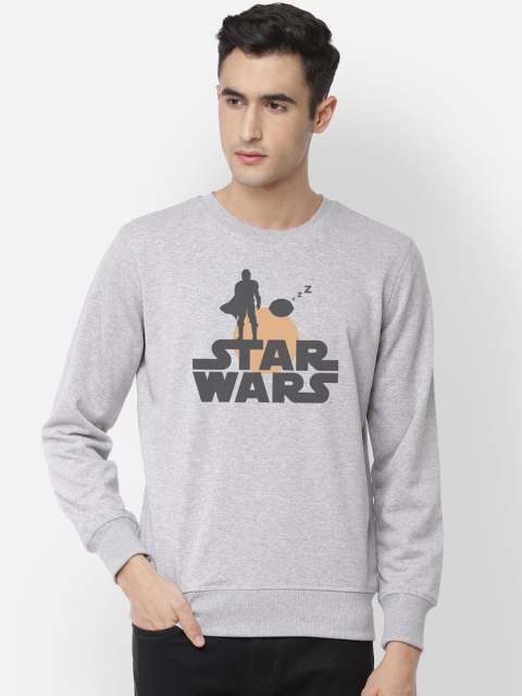 

Free Authority Men Grey Printed Sweatshirt