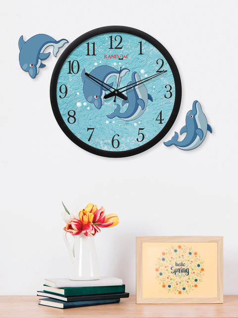 

RANDOM Blue Dolphin Wall Clock