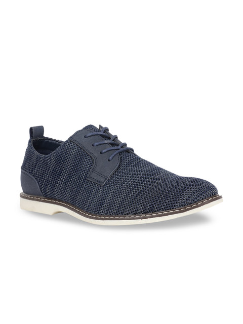 

Bata Men Navy Blue Derbys