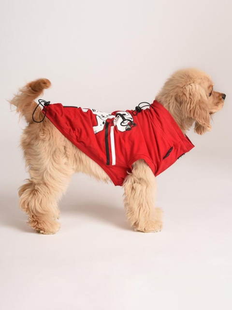 

Heads Up For Tails X Disney Red Printed Dog T-Shirt