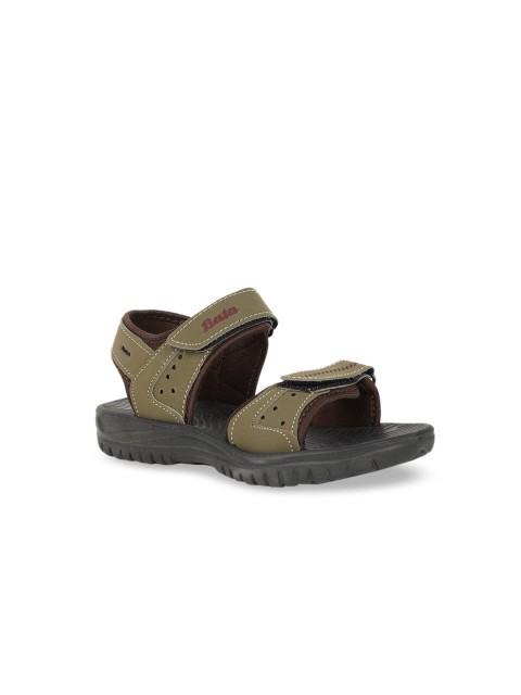 

Bubblegummers Boys Green Solid Sports Sandals