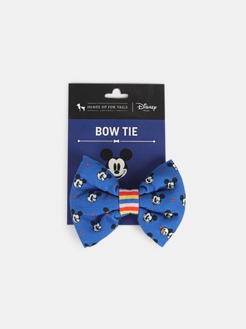 

Heads Up For Tails x Disney Mickey Blue Printed Dog Bow Tie