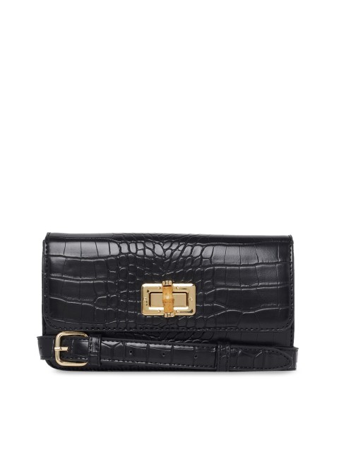 

Call It Spring Black Textured Sling Bag