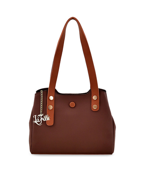 

LaFille Brown Solid Shoulder Bag