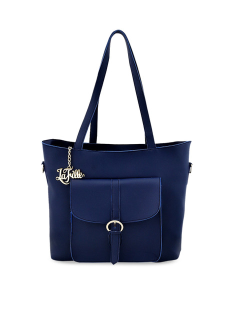 

LaFille Blue Solid Shoulder Bag