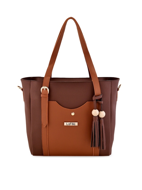 

LaFille Brown Solid Shoulder Bag