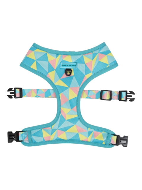 

Heads Up For Tails Blue & Yellow Patchwork Slumber Reversible Dog Harness