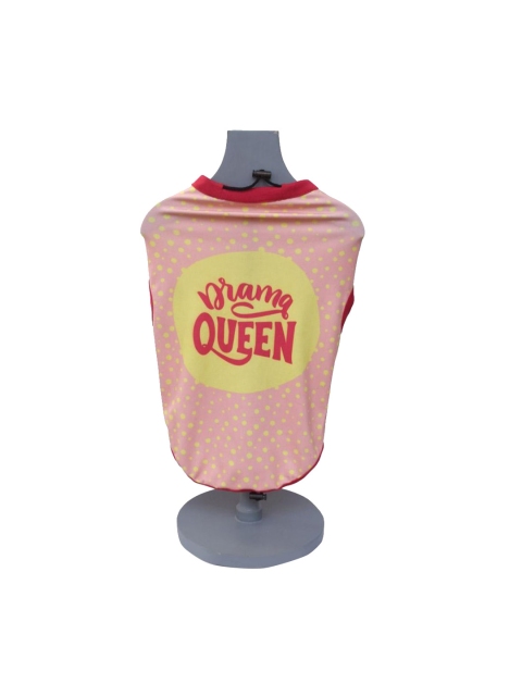

Heads Up For Tails Drama Queen Dog T-Shirt, Pink