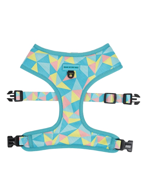 

Heads Up For Tails Blue & Yellow Patchwork Slumber Reversible Dog Harness