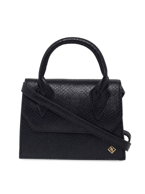 

Call It Spring Black Textured Handheld Bag