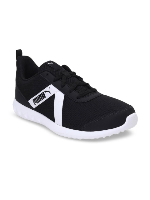 

Puma Women Black & White Solid Running Shoes