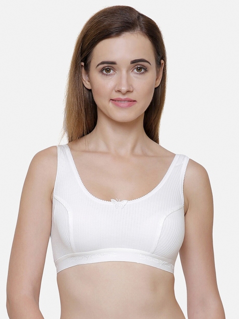 

BODYCARE INSIDER Women Off White Solid Slip Thermal Top
