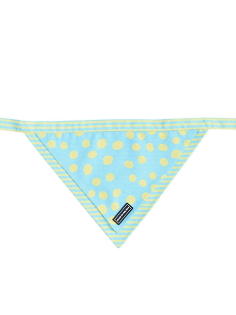 

Heads Up For Tails Blue & Yellow Printed Daisy Bell Dog Bandana