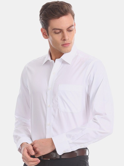 

Arrow Men White Regular Fit Solid Formal Shirt