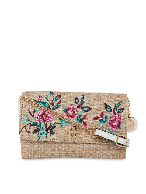 

Call It Spring Beige Embellished Sling Bag