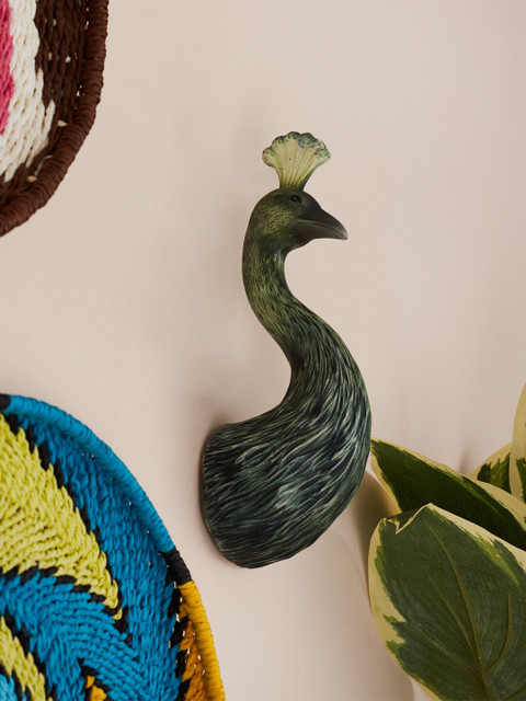

Chumbak Green Peacock Wall Decor
